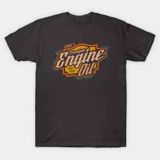 Premium vintage engine oil label brand retro T-Shirt